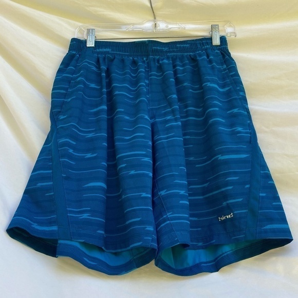 Hind blue swim trunks with pockets, size small - Picture 1 of 9